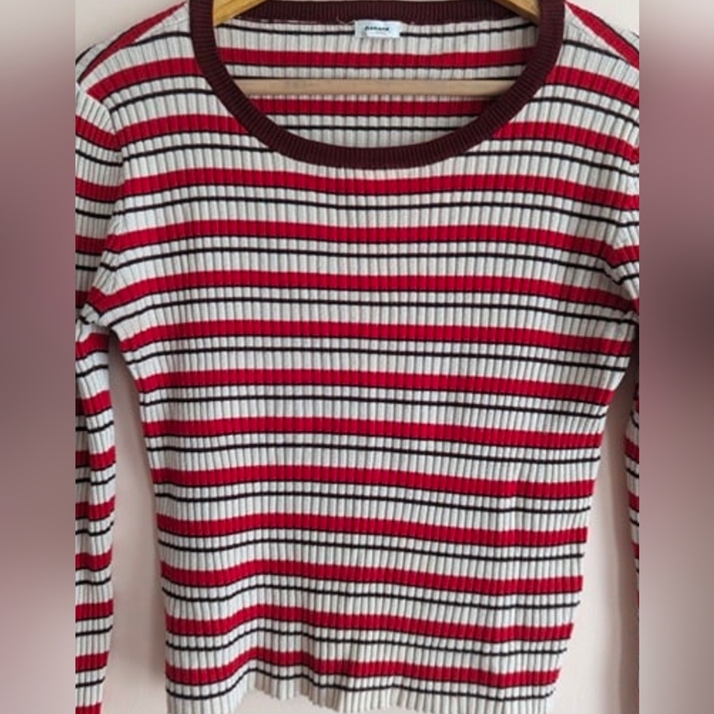 Garage Ribbed Striped Top Size large - Picture 3 of 7